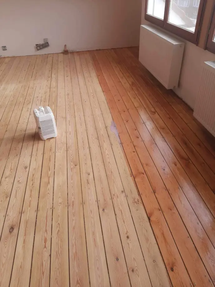 première couche de vitrificateur